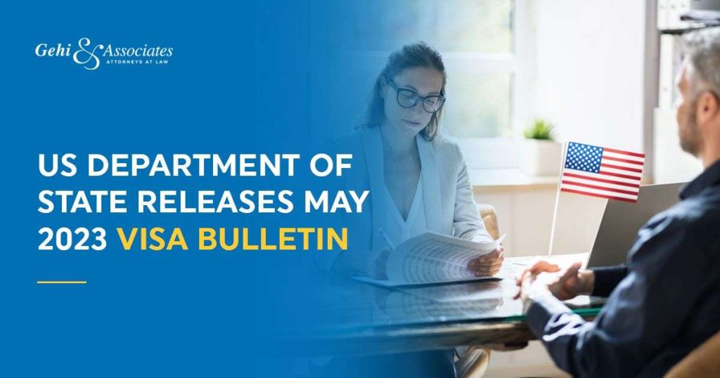US Department of State Release May 2023 VISA Bulletin