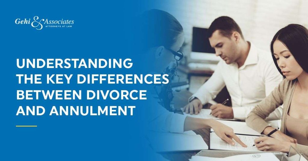 Understanding The Key Differences Between Divorce And Annulment