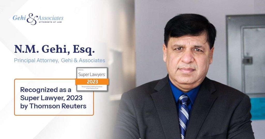 Naresh M. Gehi Super Lawyer for 2023