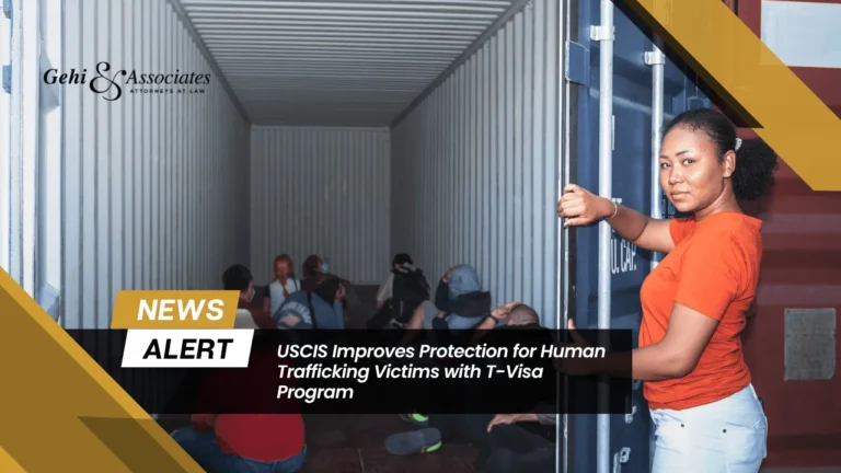 Improved Protection For Victims Of Trafficking Under The New Rules For T- Visa Program