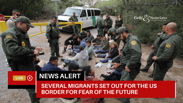 MIGRANTS SET OUT FOR THE US BORDER