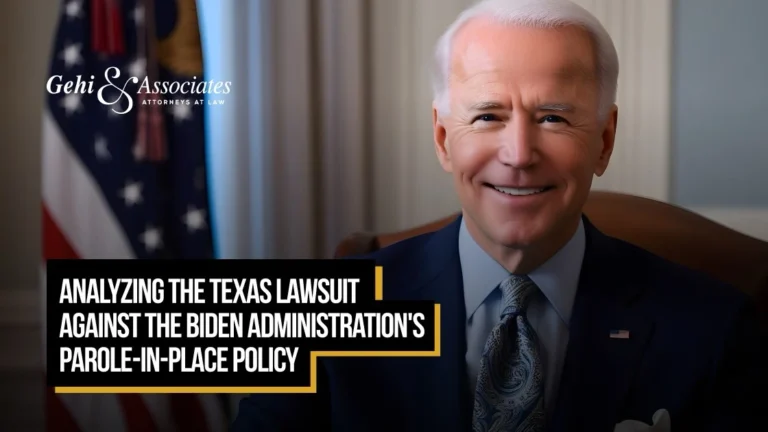 Texas Lawsuit Against the Biden Administration's Parole in Place.