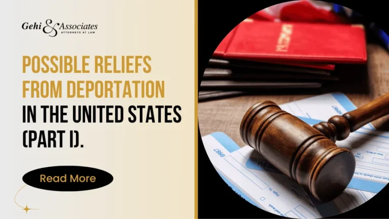RELIEFS FROM DEPORTATION IN THE U.S.A