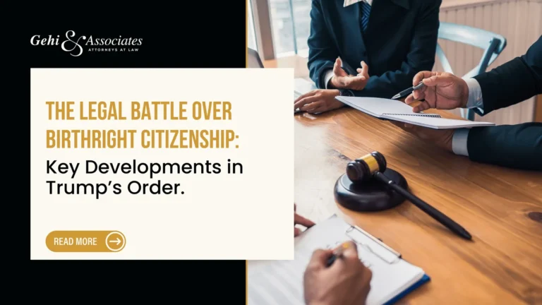 THE LEGAL BATTLE OVER BIRTHRIGHT CITIZENSHIP